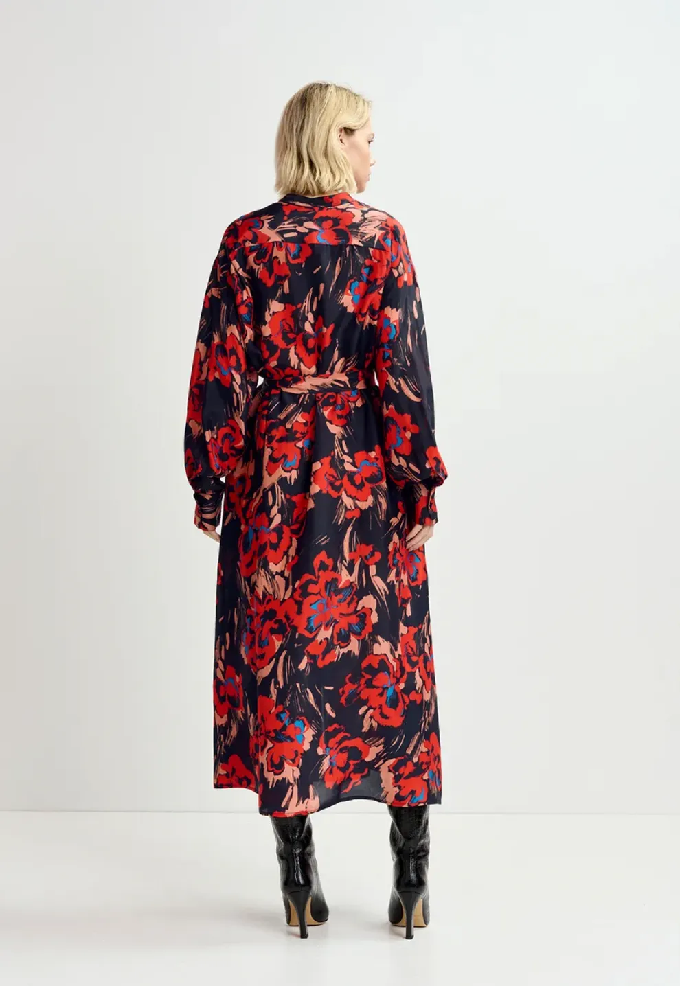 Essentiel Silk Print Dress