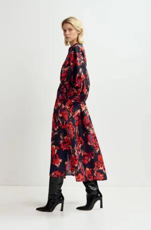 Essentiel Silk Print Dress