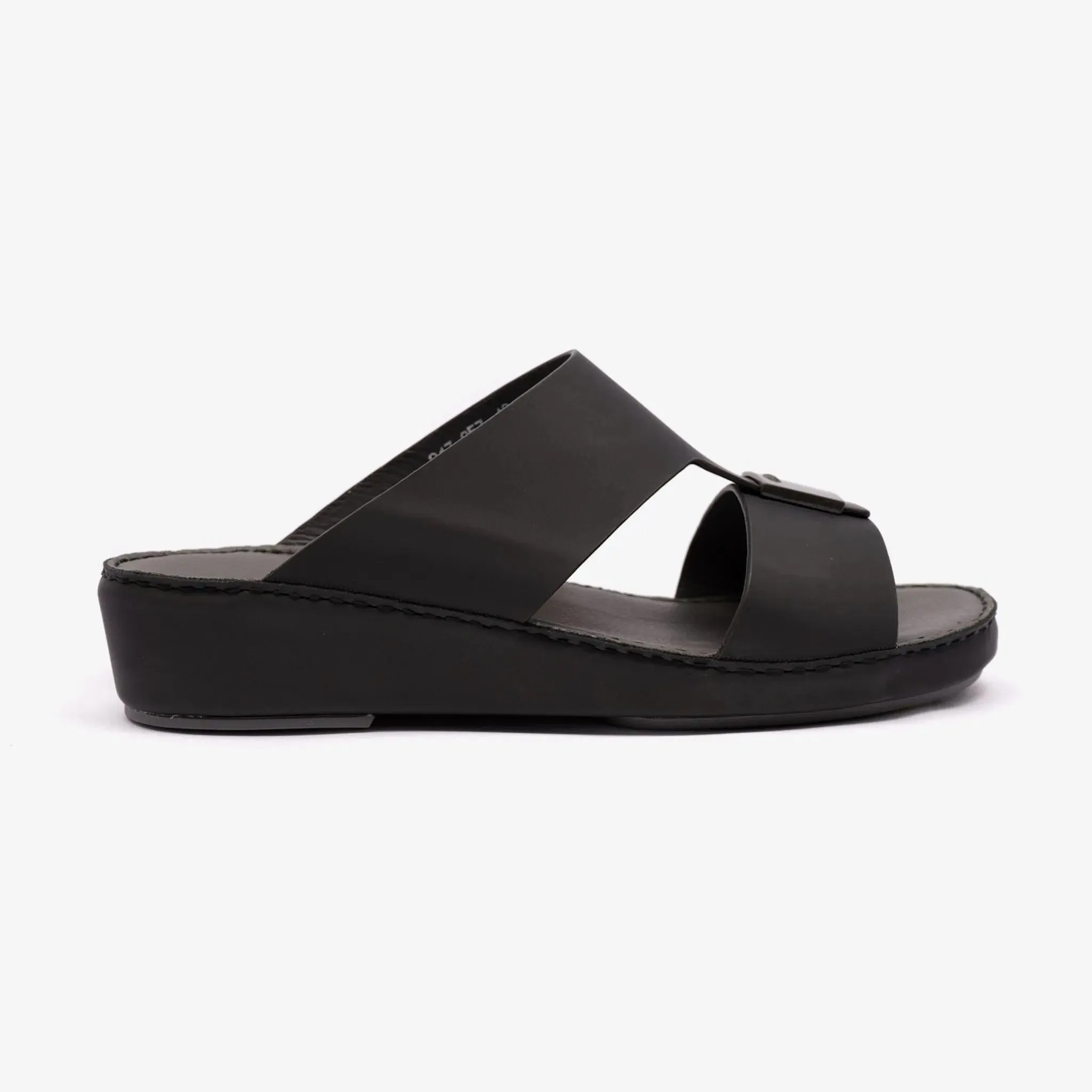 FARADA CLASSIC MATTE MODERN LEATHER MEN SANDALS PIOMBO