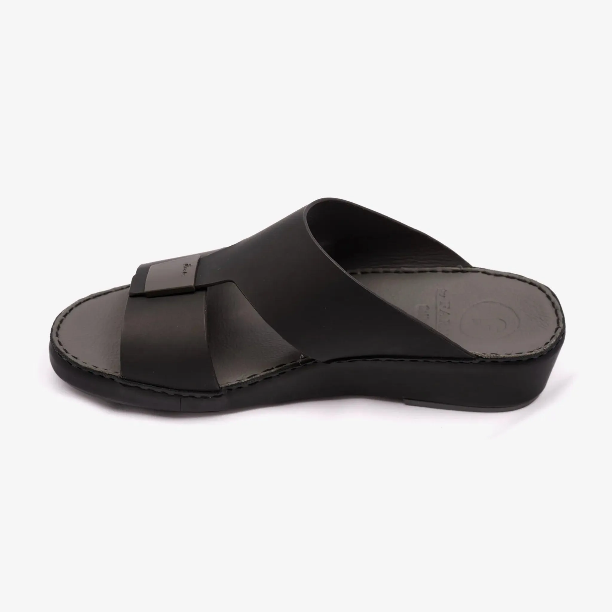 FARADA CLASSIC MATTE MODERN LEATHER MEN SANDALS PIOMBO