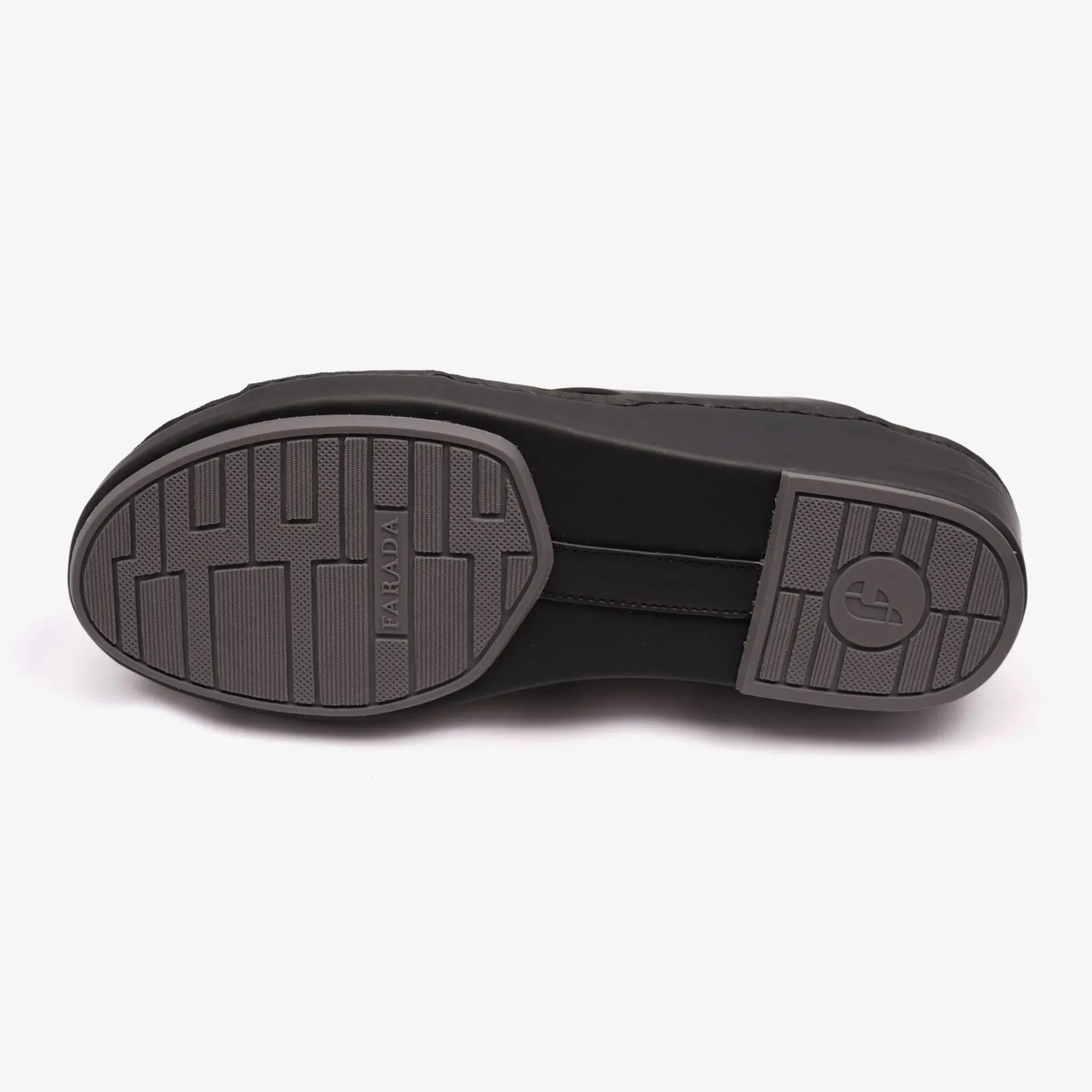 FARADA CLASSIC MATTE MODERN LEATHER MEN SANDALS PIOMBO