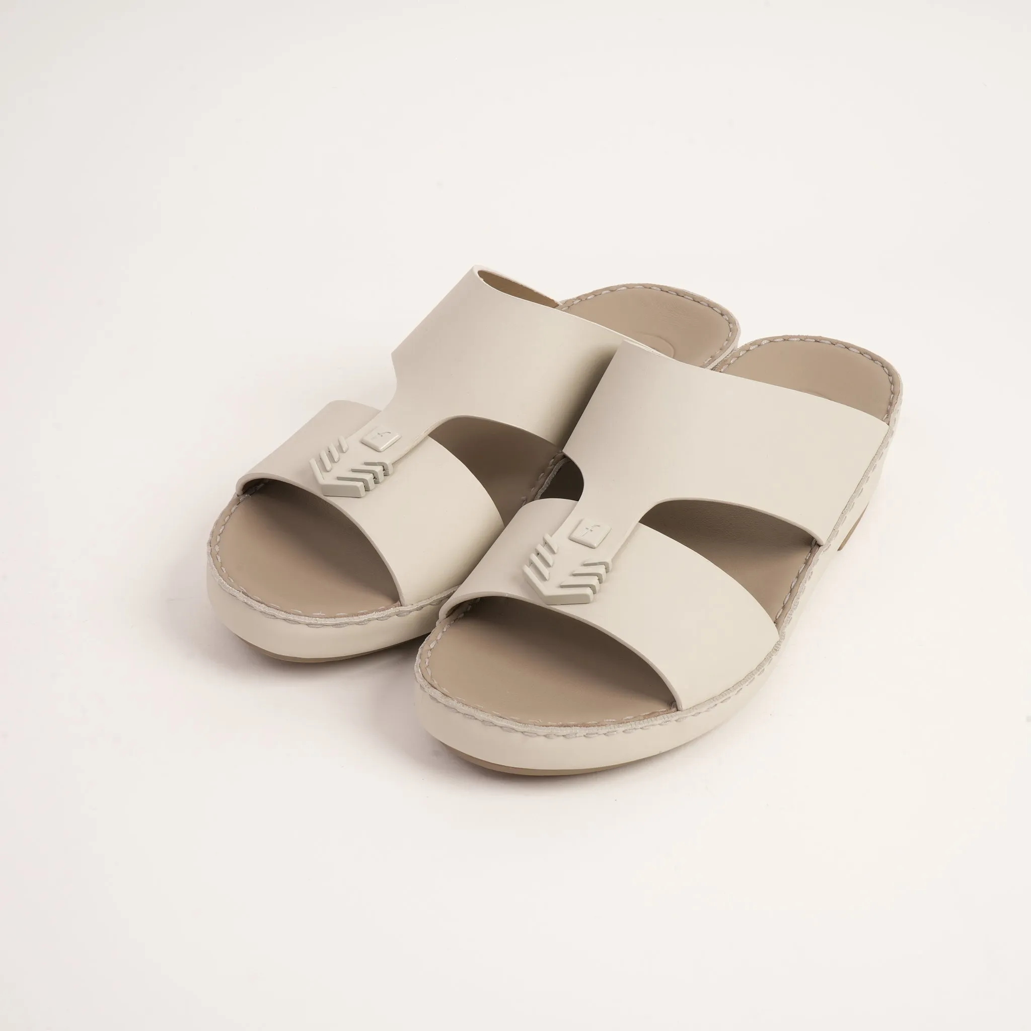 FARADA MENS UNIQUE TEXTURED WITH T-STAP SANDALS COLD
