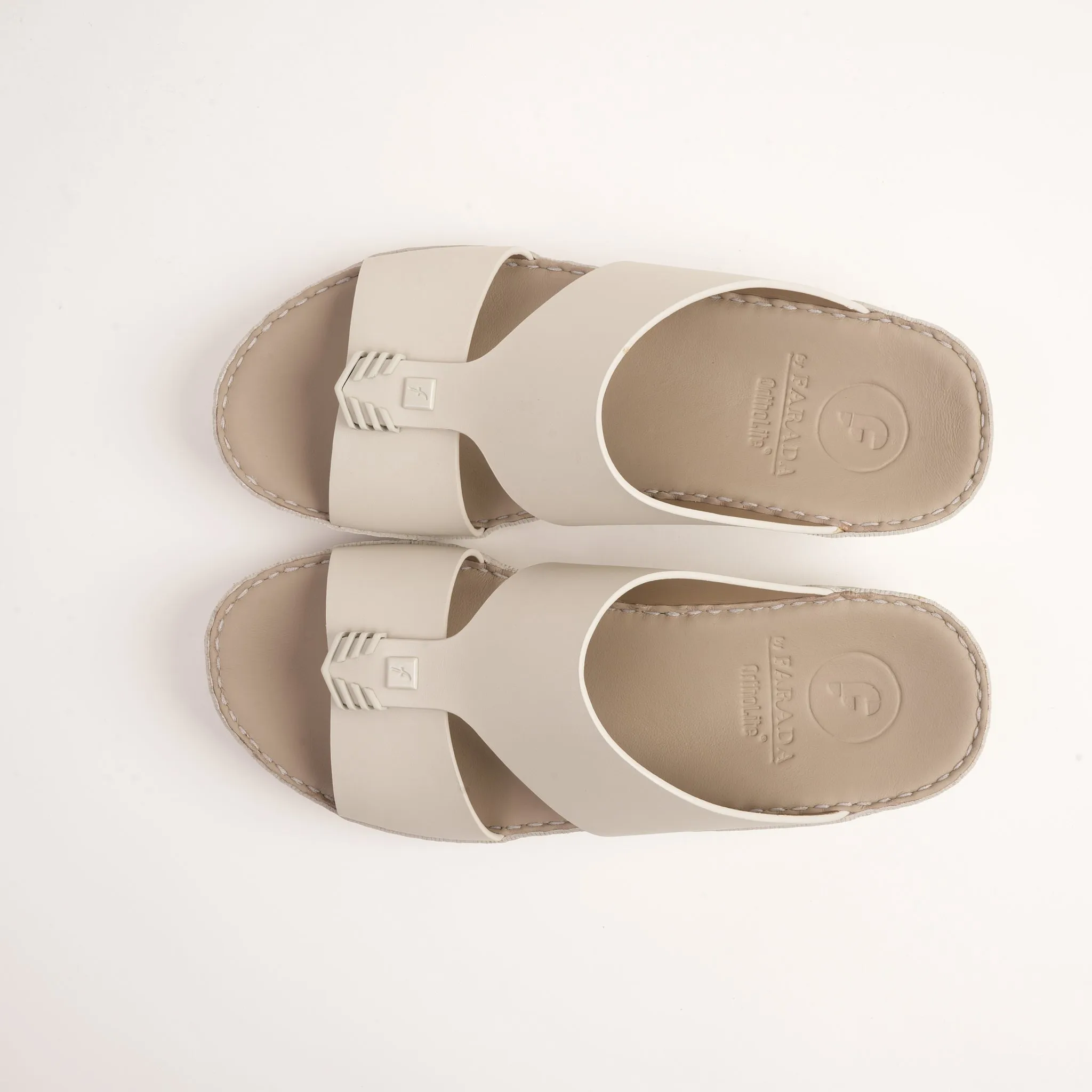 FARADA MENS UNIQUE TEXTURED WITH T-STAP SANDALS COLD