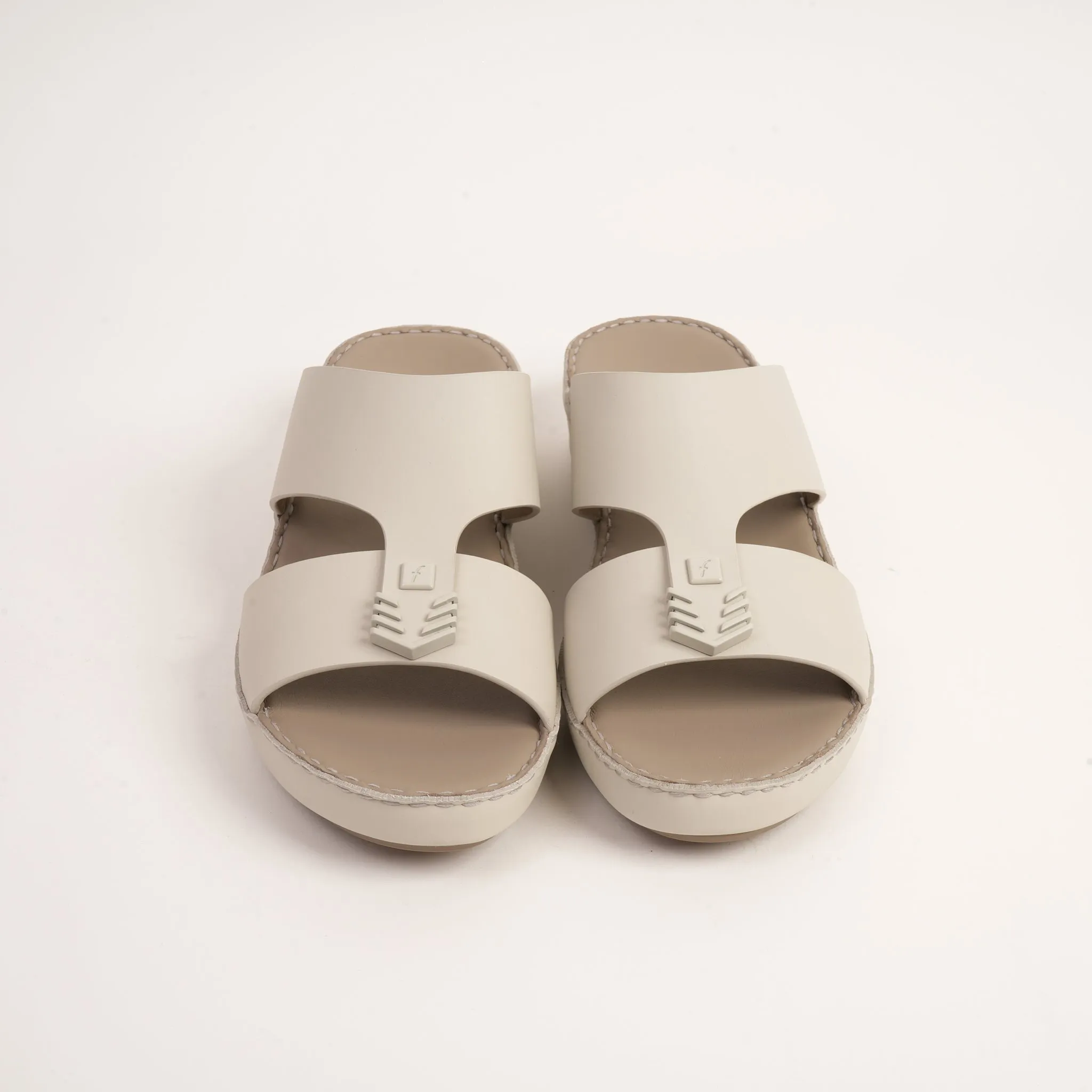 FARADA MENS UNIQUE TEXTURED WITH T-STAP SANDALS COLD