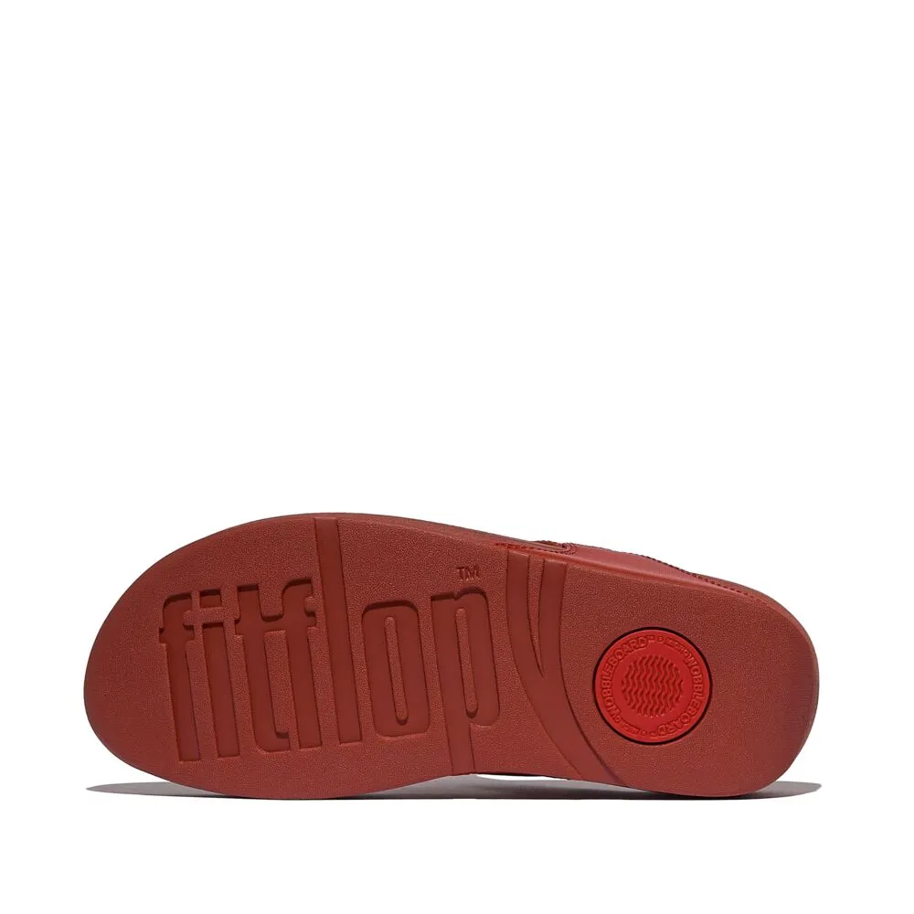 FitFlop Lulu Leather Sandals - Terracotta