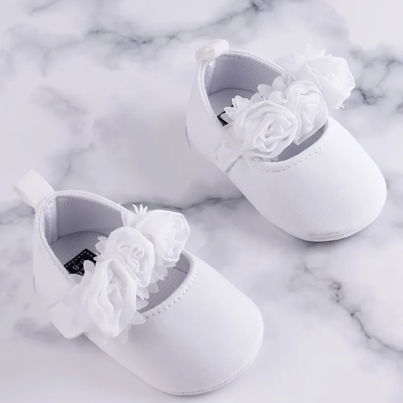 Flower Mary Jane Flats for Baby Girls