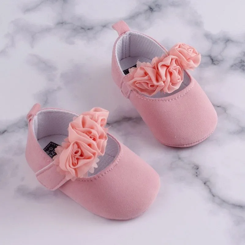 Flower Mary Jane Flats for Baby Girls