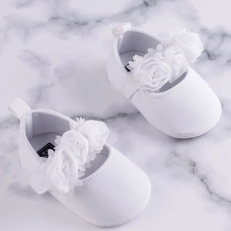 Flower Mary Jane Flats for Baby Girls