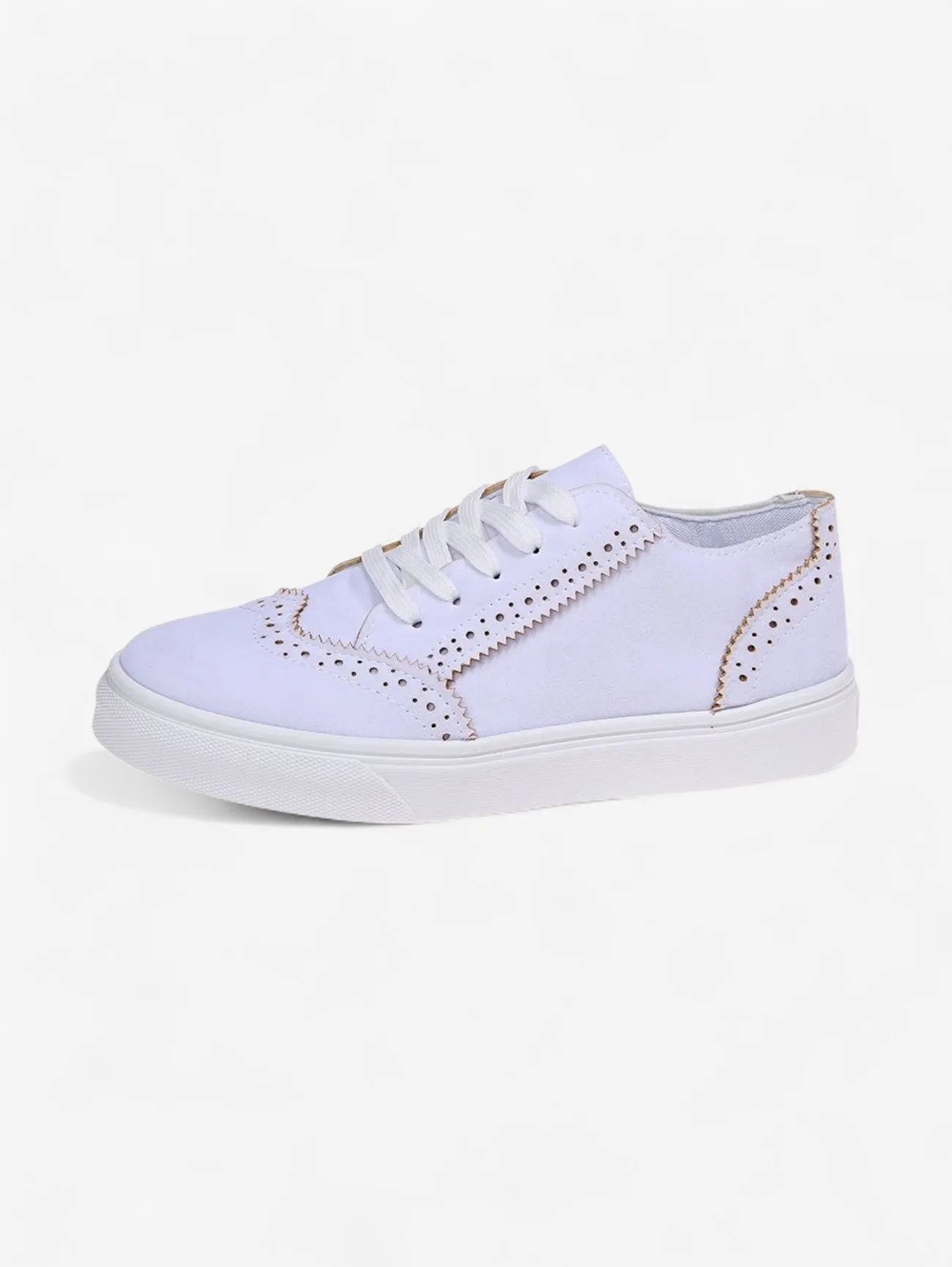 Foxes | Women’s Lightweight Casual Lace Up Perforated Sneakers