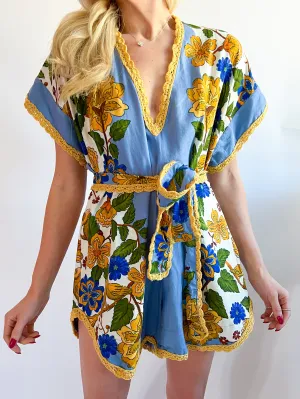 Garden Scarf Jumper Coverup