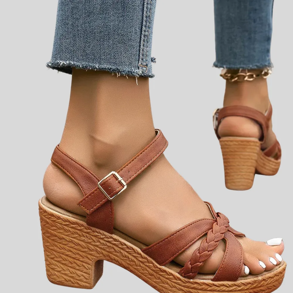 Gianna -  Classic Mid-Heel Sandals