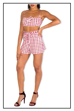 Gingham Vibe Set