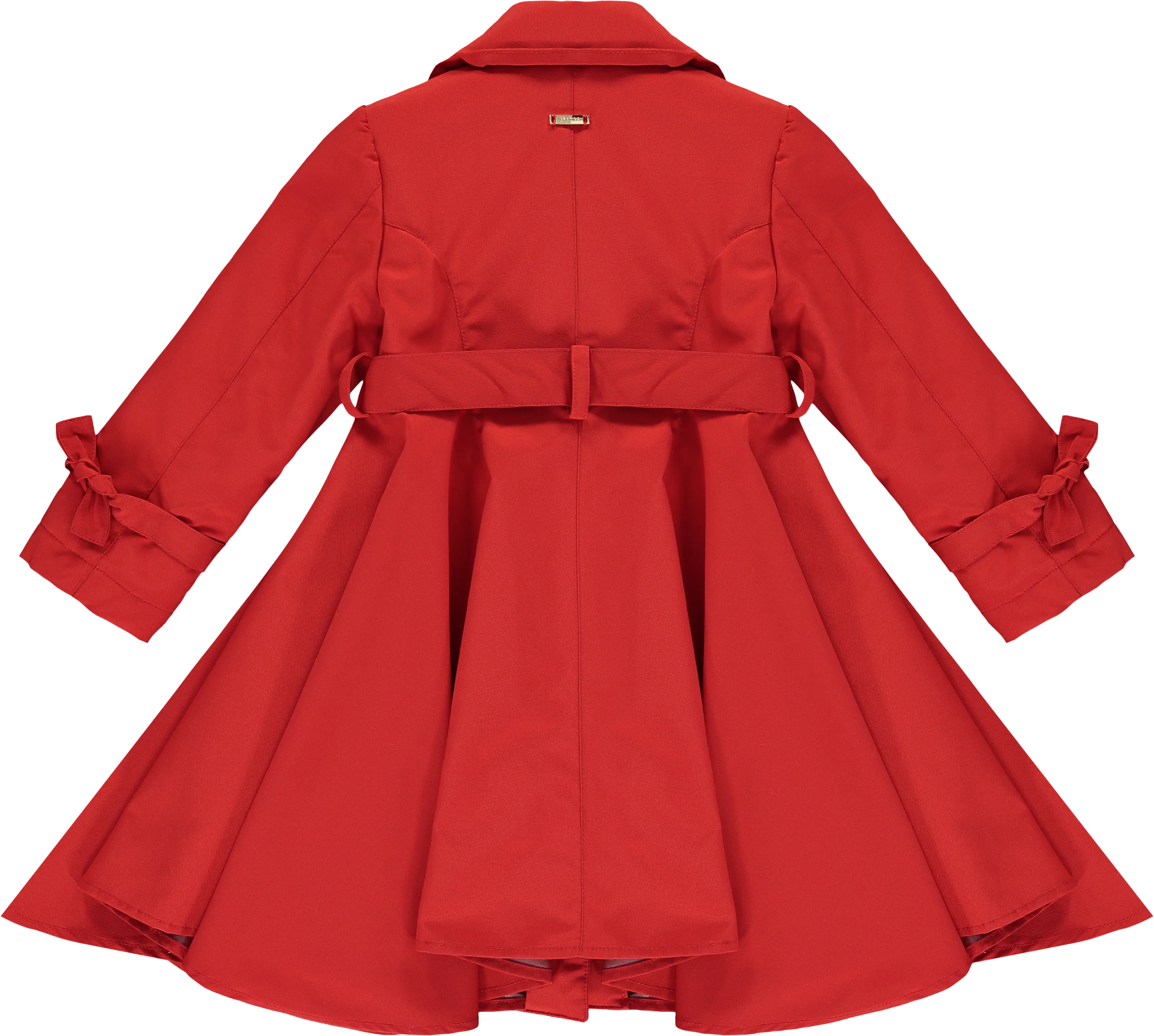 Girls Red Trench Coat