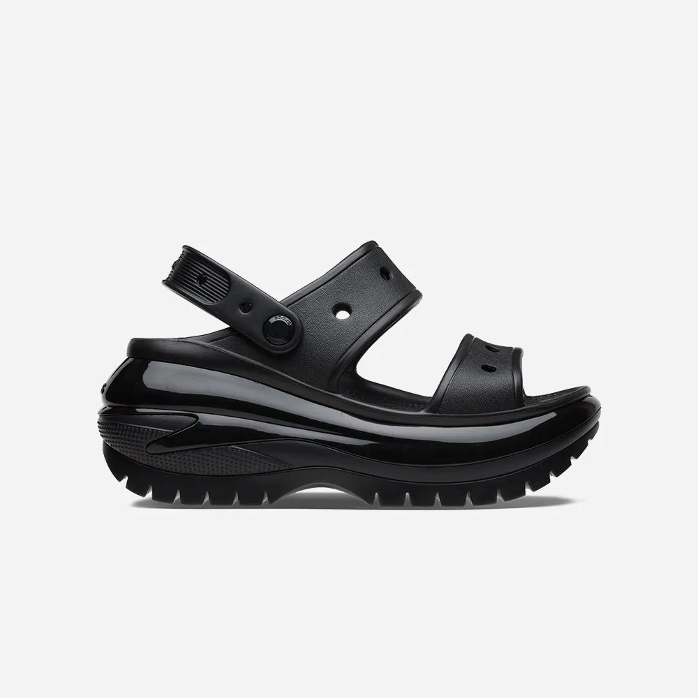Giày Sandals Unisex Crocs Classic Mega Crush - Đen