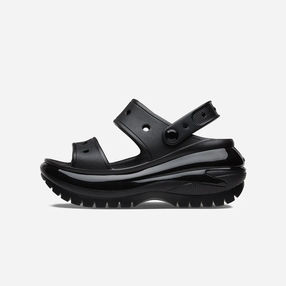 Giày Sandals Unisex Crocs Classic Mega Crush - Đen