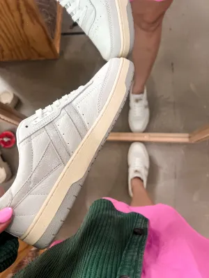 {Gola} Classics Women's Falcon Mirror Sneakers - White   Silver