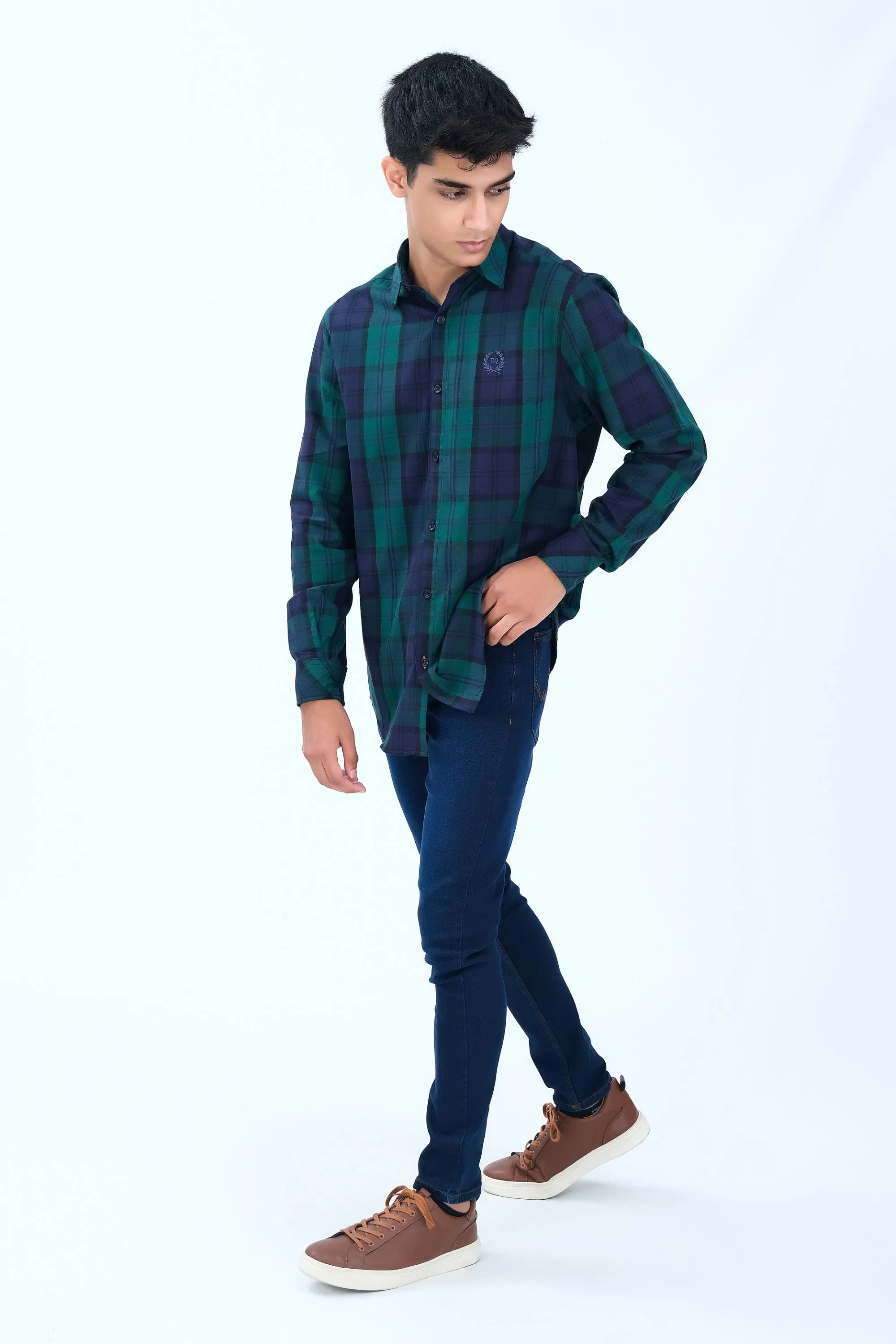 Green Check Shirt