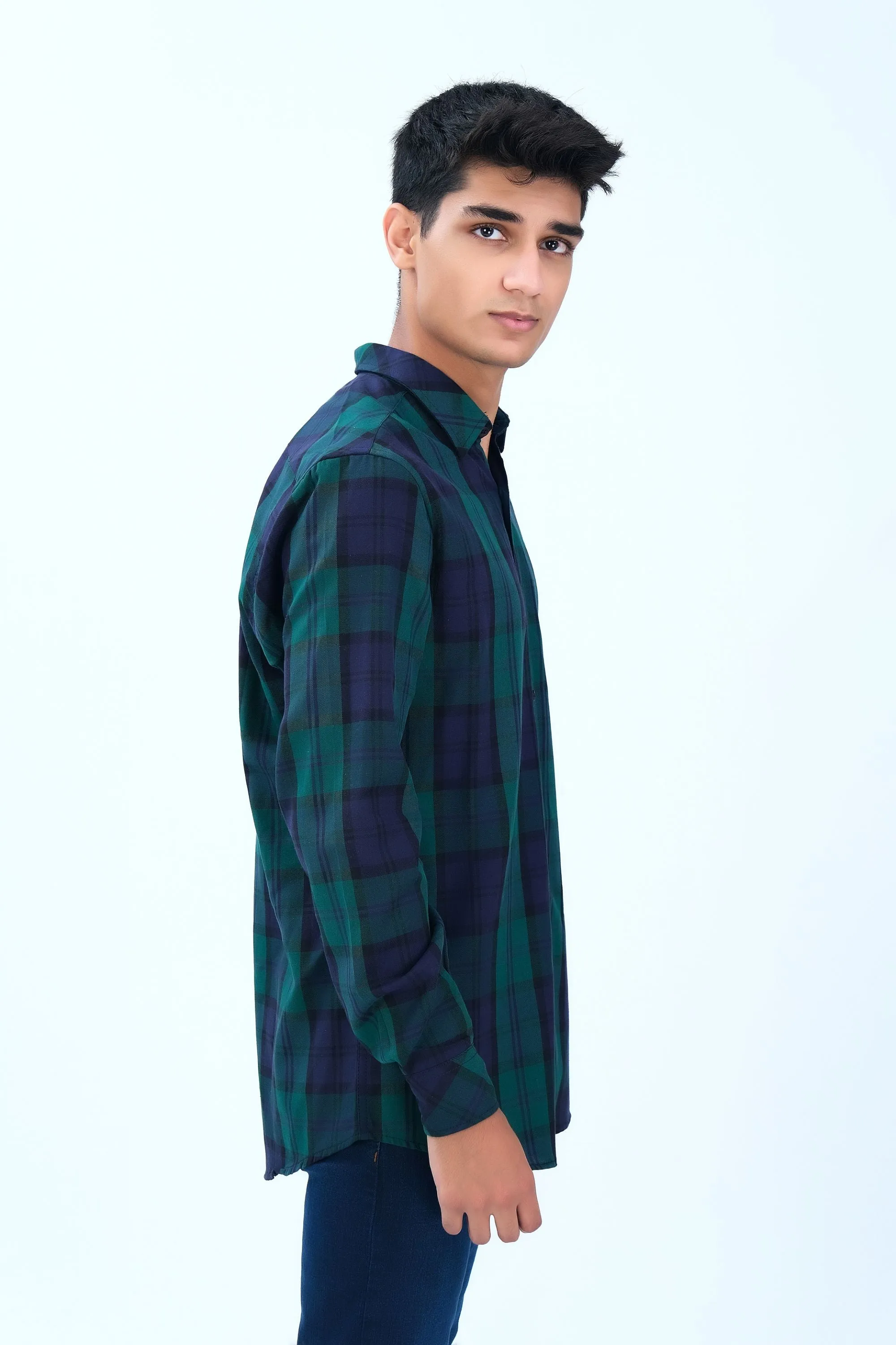 Green Check Shirt