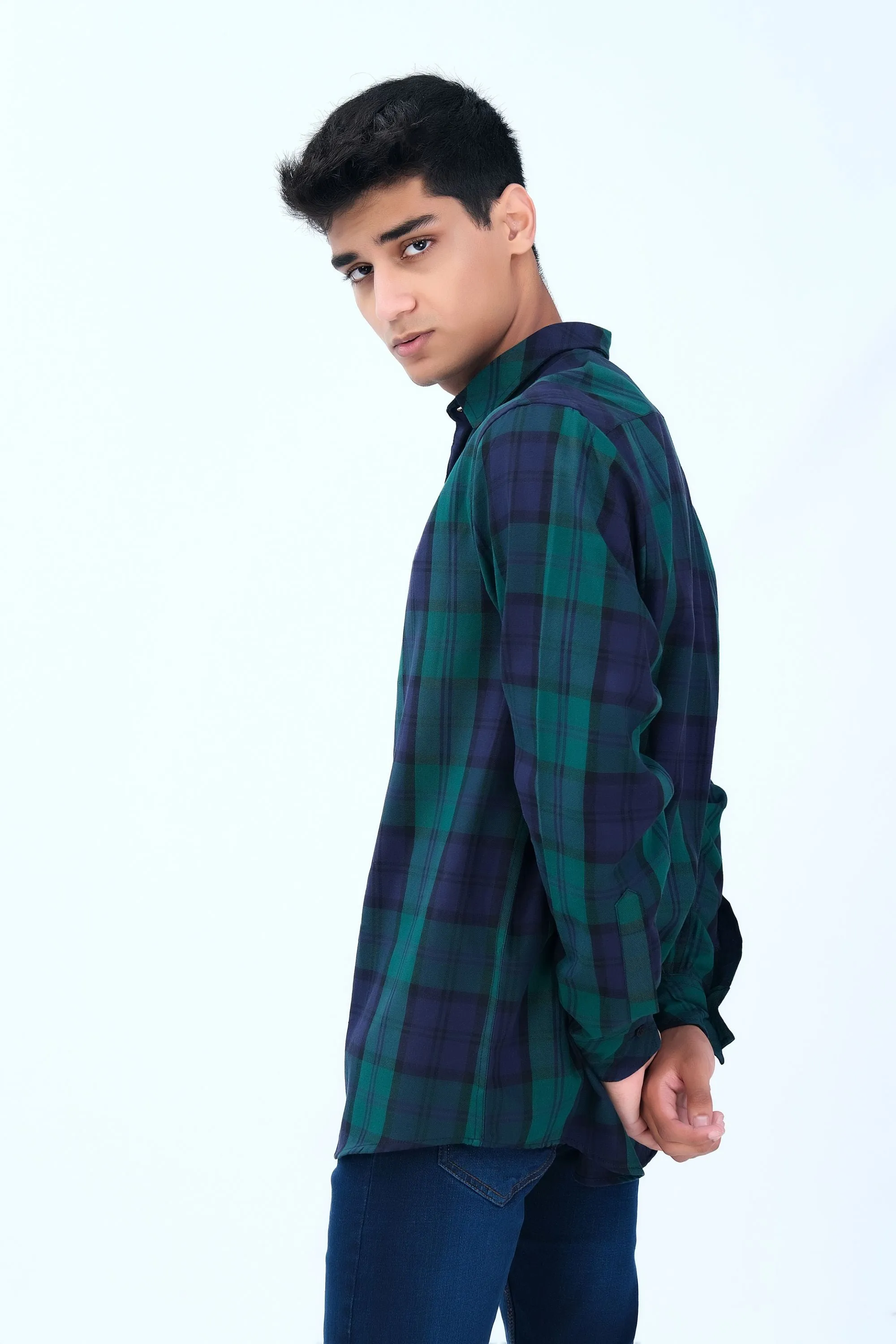 Green Check Shirt