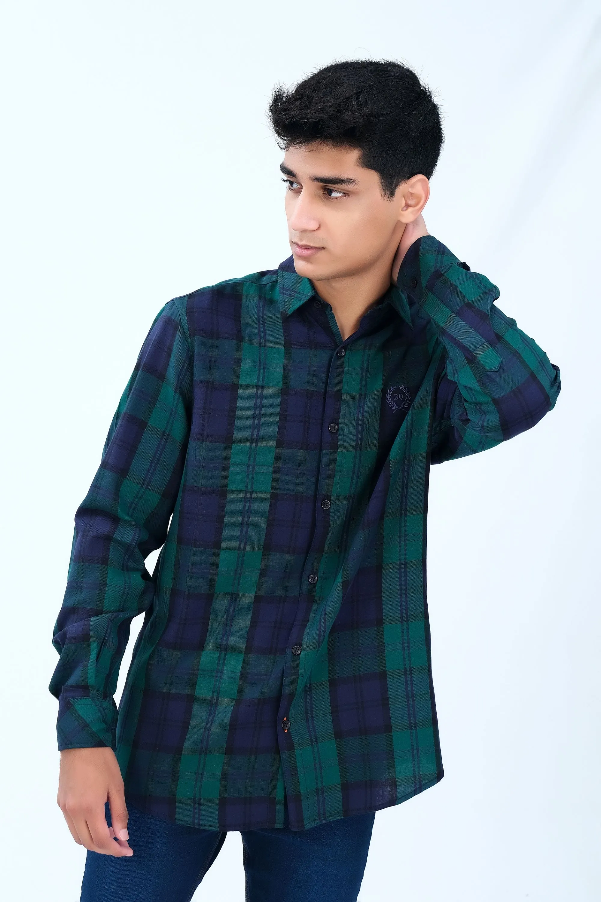 Green Check Shirt