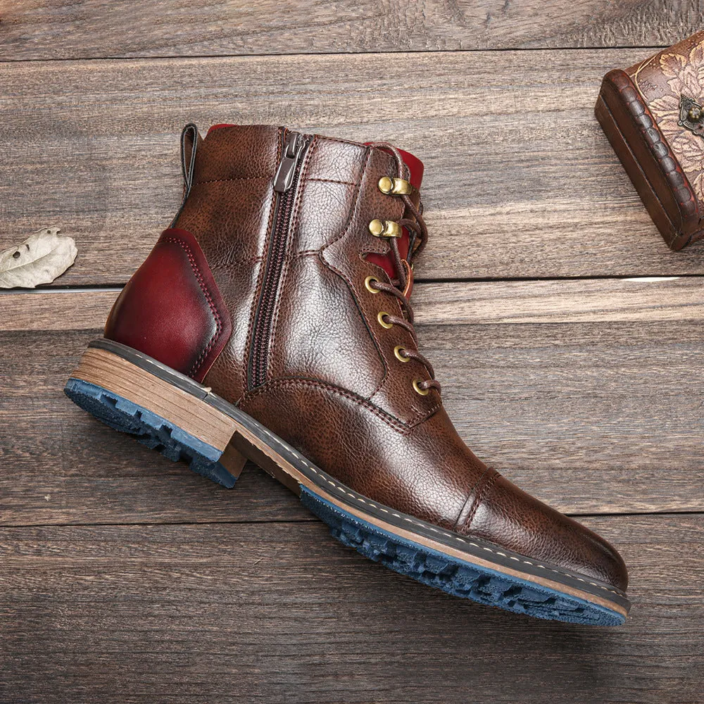 Hand Tooled Leather Boots