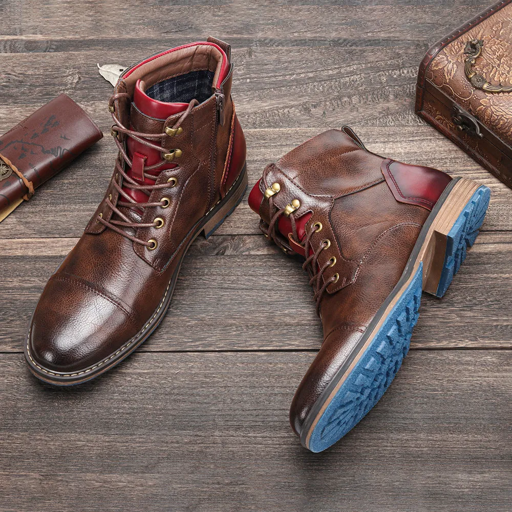 Hand Tooled Leather Boots