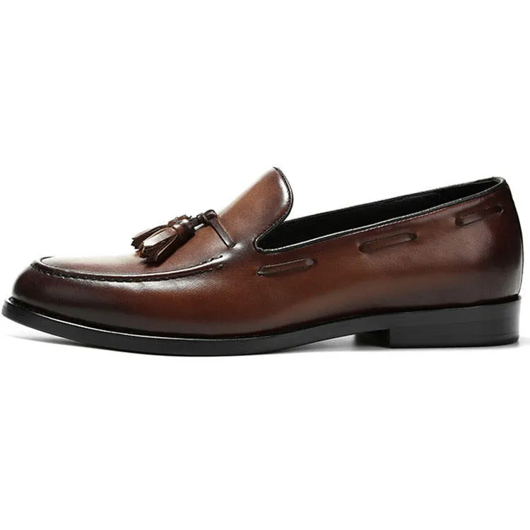 Handmade Full Grain Leather Elegant Loafers