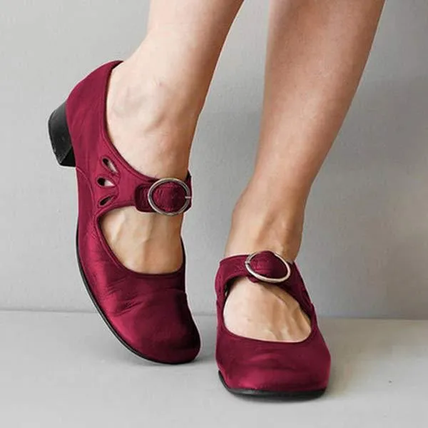 Hannah™ | Classic Low Heel Sandals