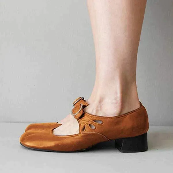 Hannah™ | Classic Low Heel Sandals