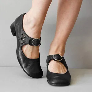 Hannah™ | Classic Low Heel Sandals