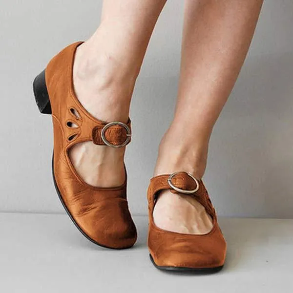 Hannah™ | Classic Low Heel Sandals
