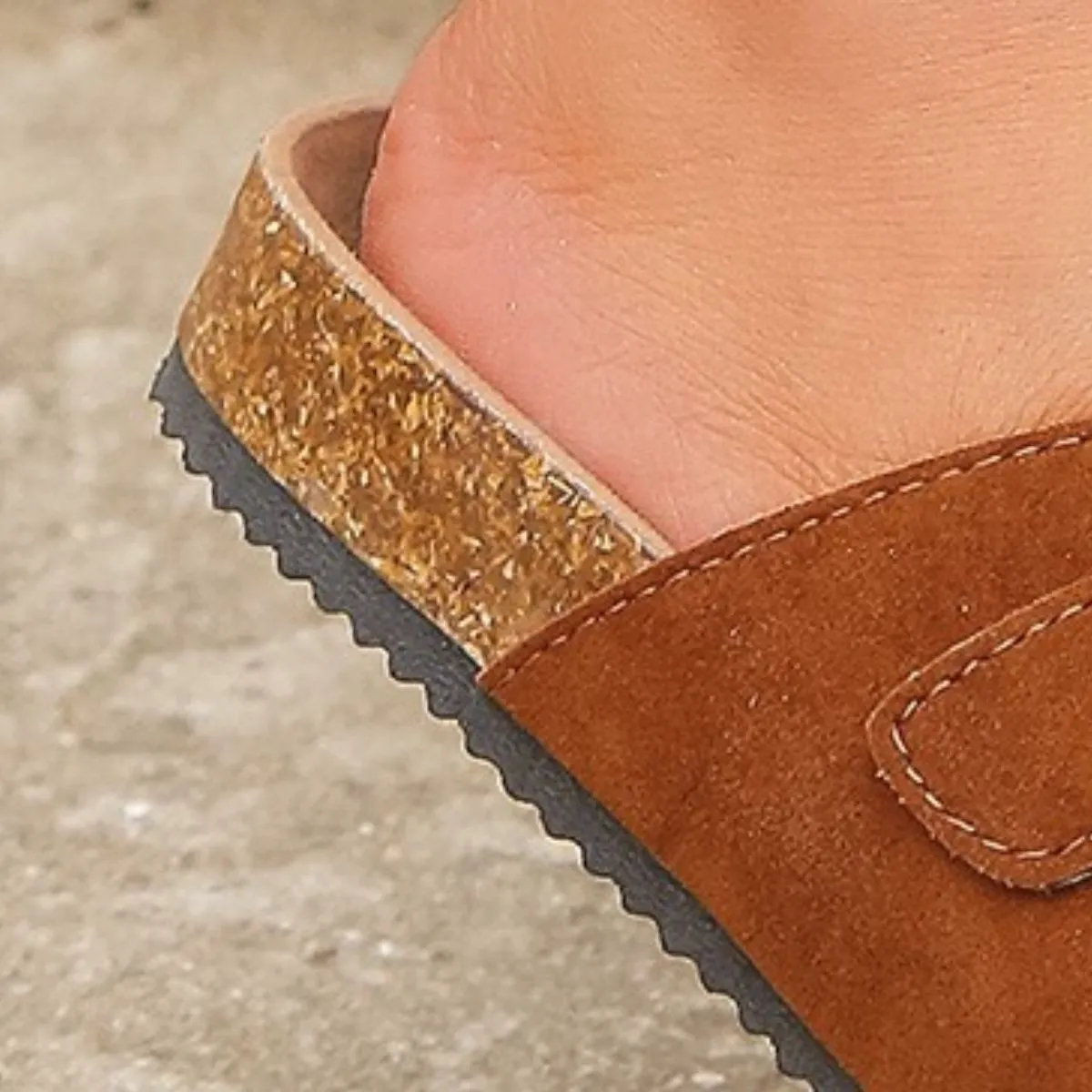 Hazel Blues® |  Metal Buckle Open Toe Sandals