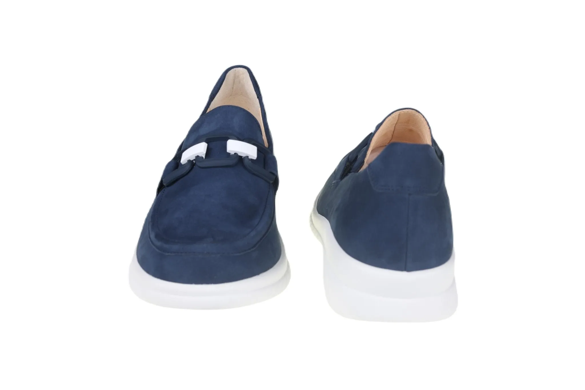 'Heike' women's wide fit (H) loafer - Blue