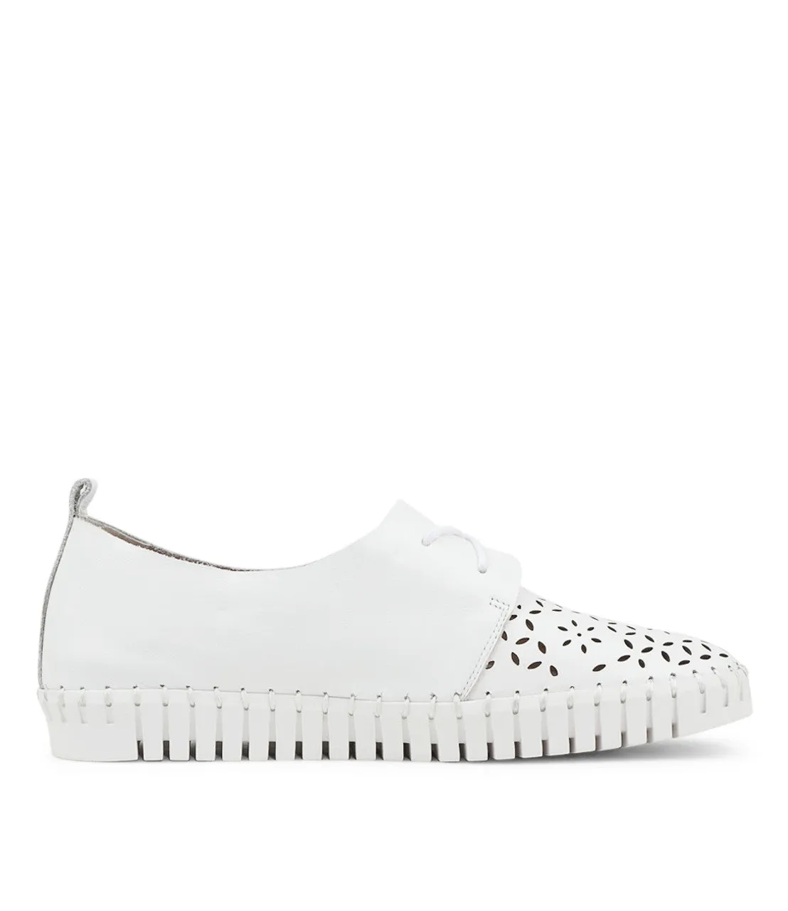 Hexter White Leather Sneakers
