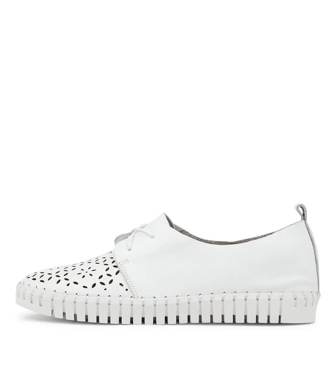 Hexter White Leather Sneakers