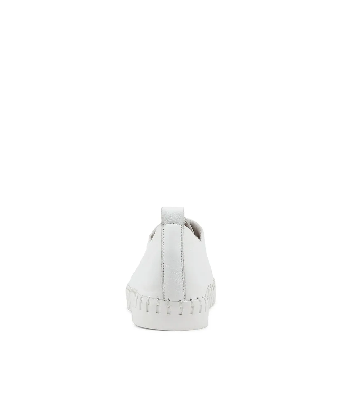 Hexter White Leather Sneakers