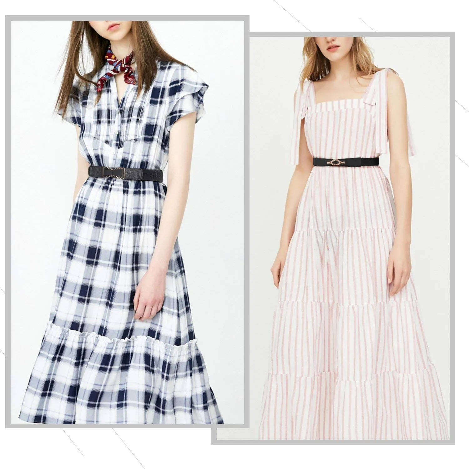 High Waist Elastic Stretchy Belt - JASGOOD 2018 New Design Mid Cinch Retro Dress Waist Belt For Women.