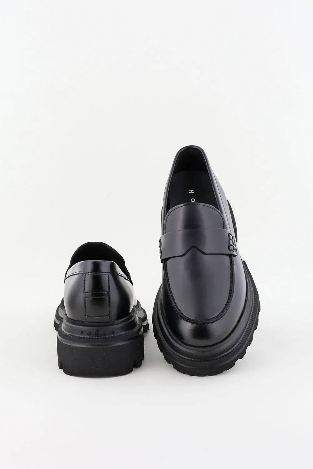 Hogan loafers H674 HXW6740FM50SXGB999 zwart