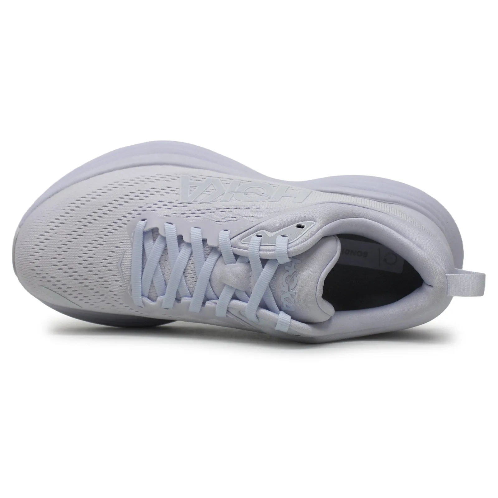 Hoka Bondi 8 Textile Women's Lace Up Sneakers - UK 6.5 - US 8 Women - EU 40
