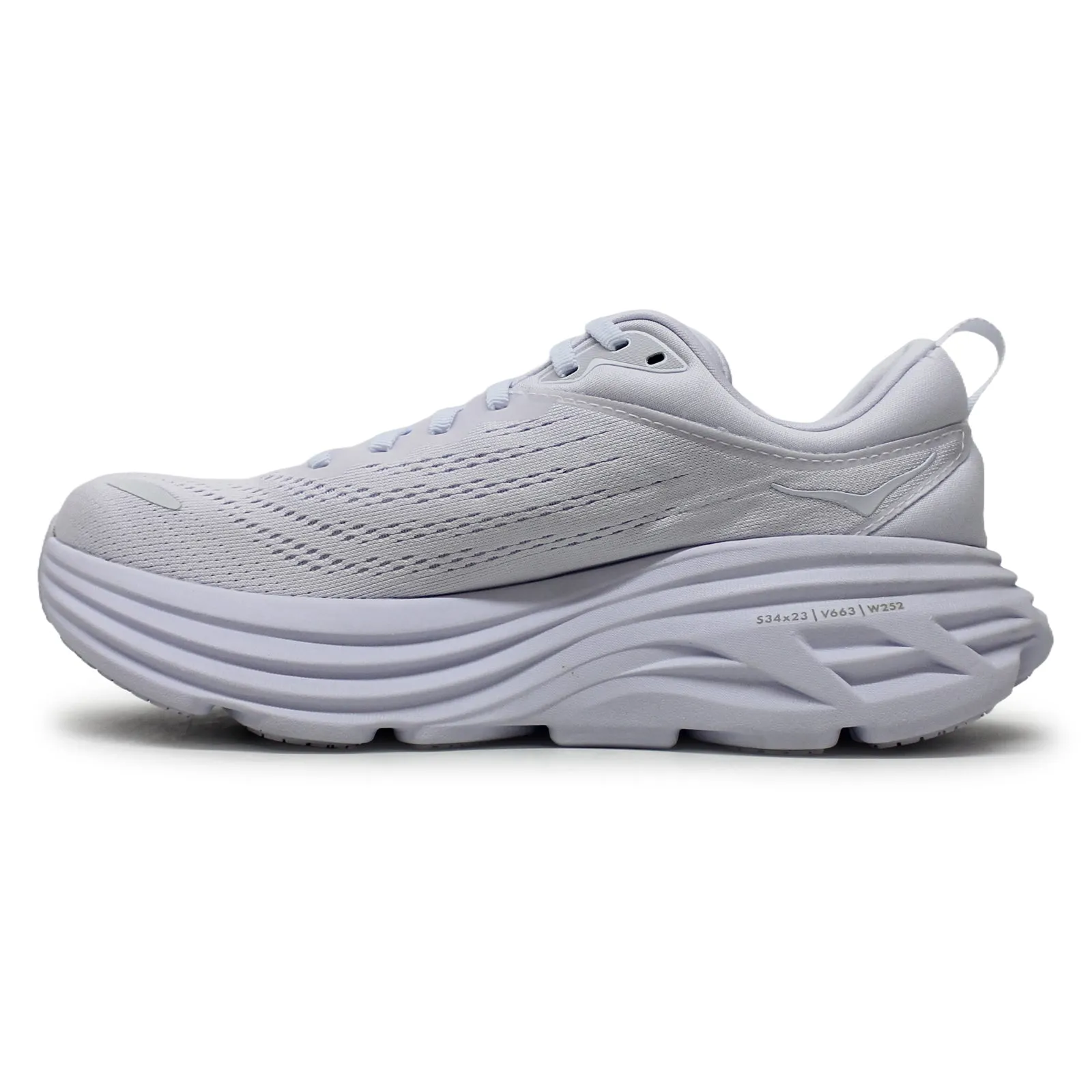 Hoka Bondi 8 Textile Women's Lace Up Sneakers - UK 6.5 - US 8 Women - EU 40