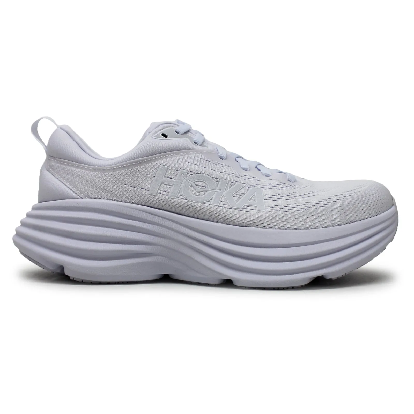 Hoka Bondi 8 Textile Women's Lace Up Sneakers - UK 6.5 - US 8 Women - EU 40