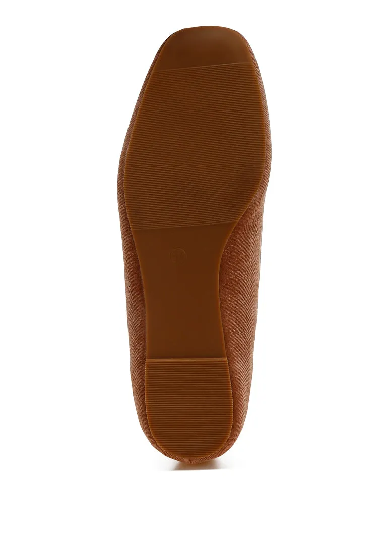 Iconic Tassel Detail Velvet Loafers By RUW