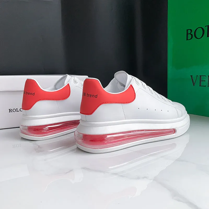 INSTOCK-Breathable McQueen white sneakers for women