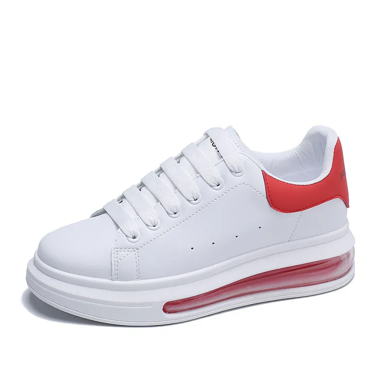 INSTOCK-Breathable McQueen white sneakers for women