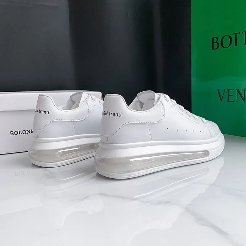 INSTOCK-Breathable McQueen white sneakers for women