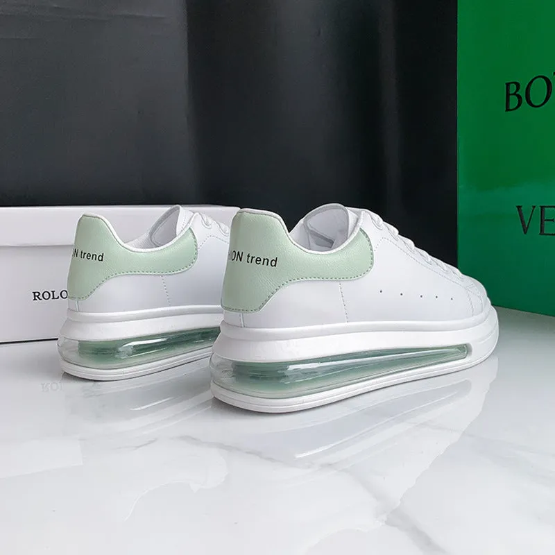 INSTOCK-Breathable McQueen white sneakers for women