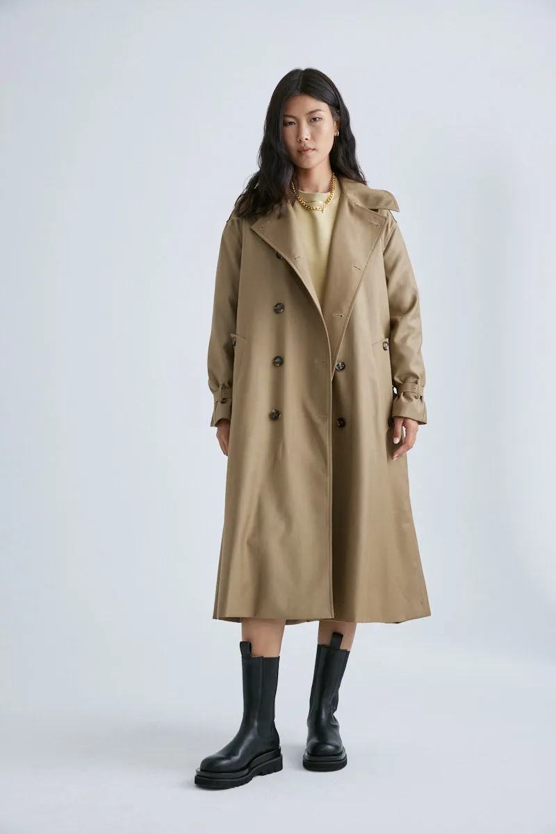 JL094A Military Officer Classic Twill Trench Coat