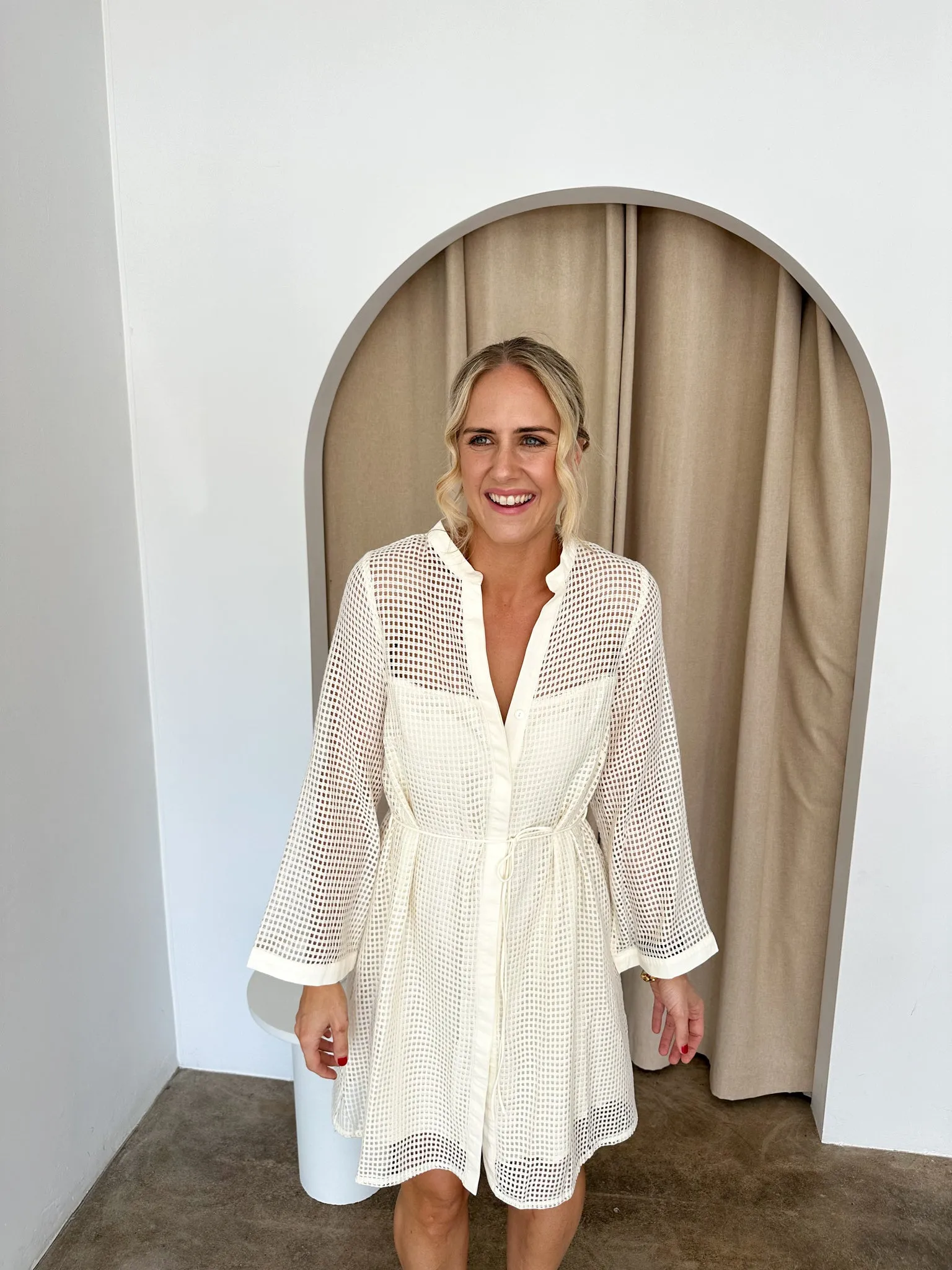 Joan Dress- Cream