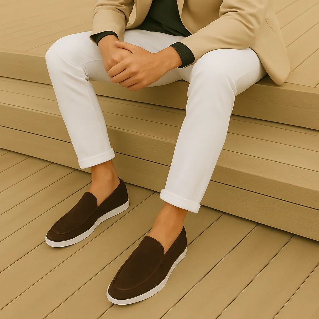 John | Refined Comfort in Elegant Suede Loafers