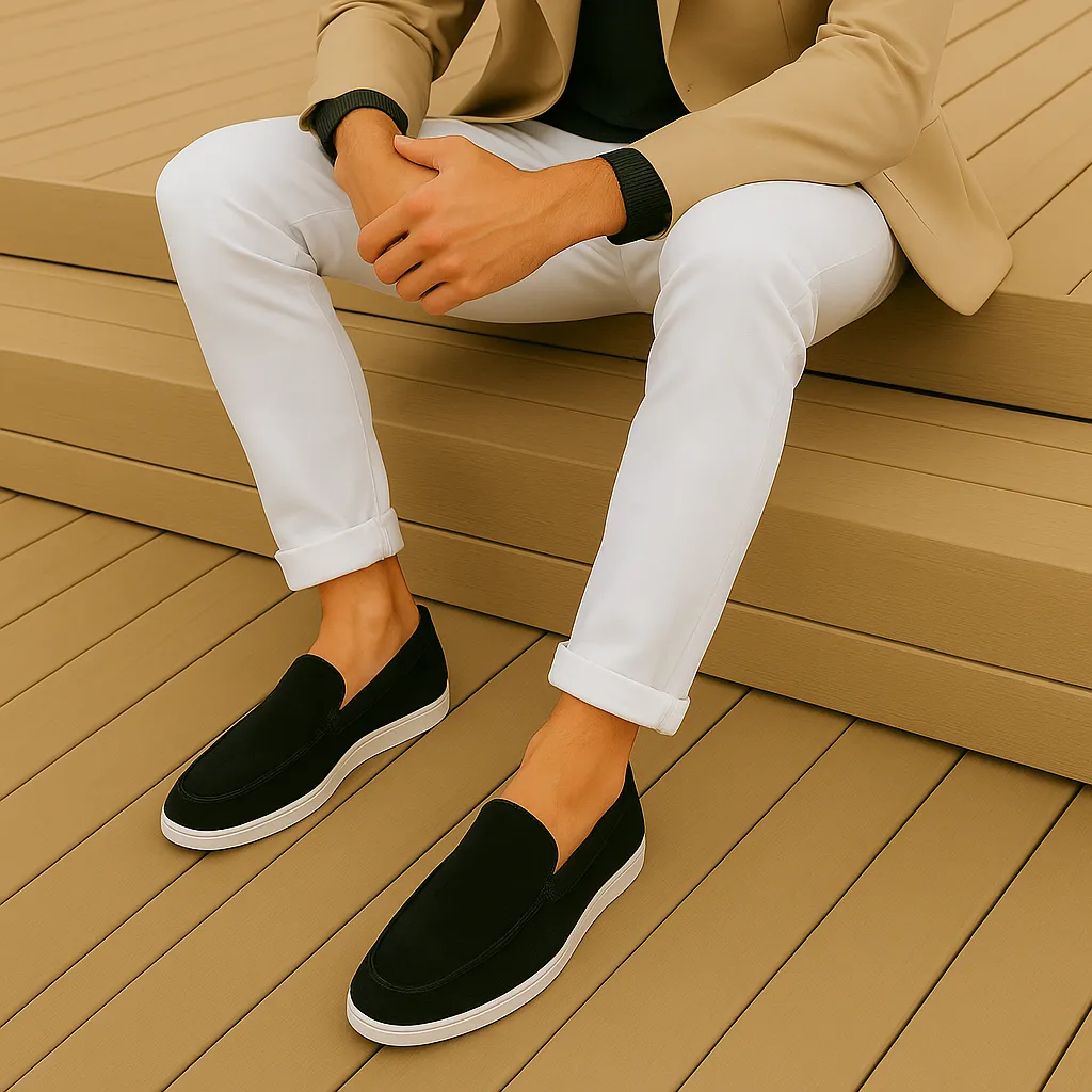 John | Refined Comfort in Elegant Suede Loafers